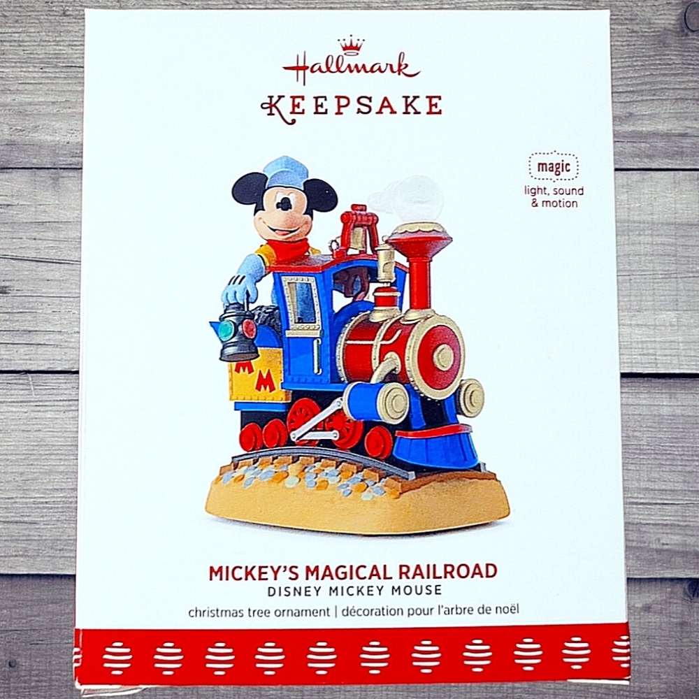 Hallmark Disney 2017 Keepsake Ornament Mickey's Magical Railroad MIB